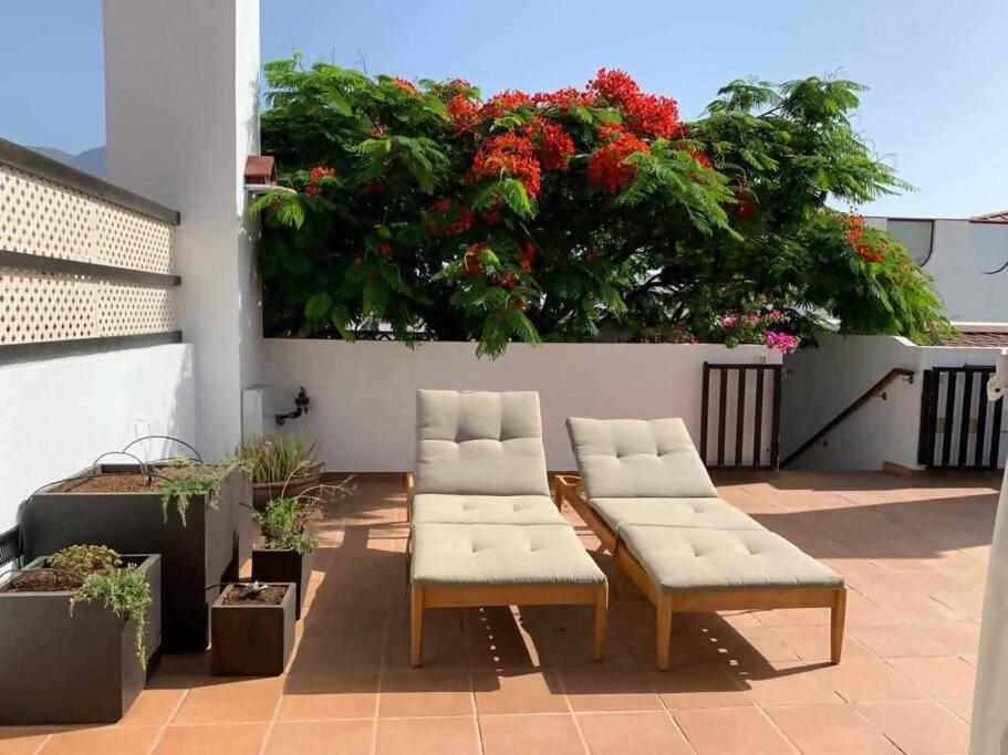 Villa Garoe Puerto de las Nieves Eksteriør billede